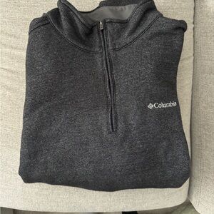 Columbia Men's Charcoal Zip-Up Sweater
